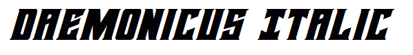 Daemonicus Italic