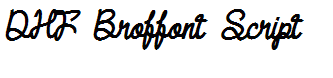 DHF Broffont Script