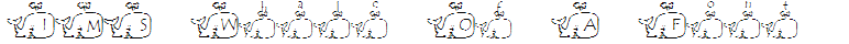 LMS Whale Of A Font