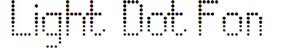 Light Dot Font