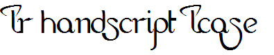 LR HandScript LCase