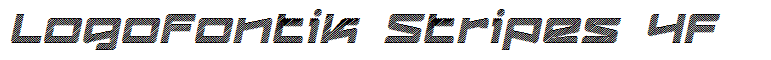 Logofontik Stripes 4F