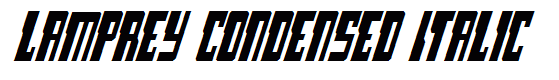 Lamprey Condensed Italic
