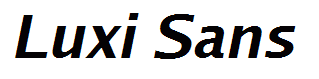 Luxi Sans