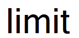 limit