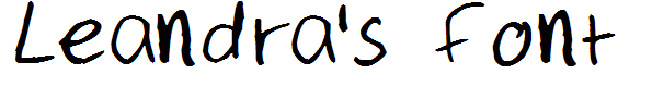 Leandra's Font