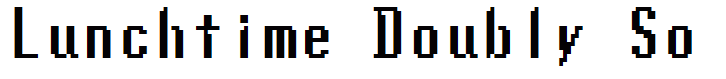 Lunchtime Doubly So
