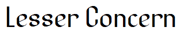 Lesser Concern