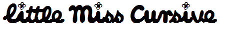 Little Miss Cursive
