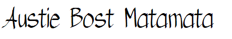 Austie Bost Matamata