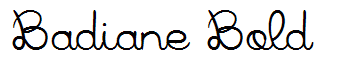 Badiane Bold