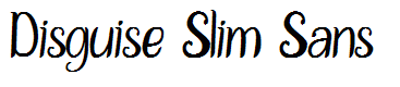 Disguise Slim Sans